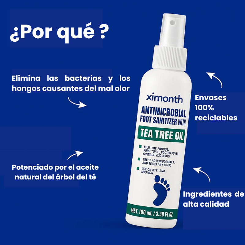 Reboot Labs™ Spray antimicótico para el pie de atleta